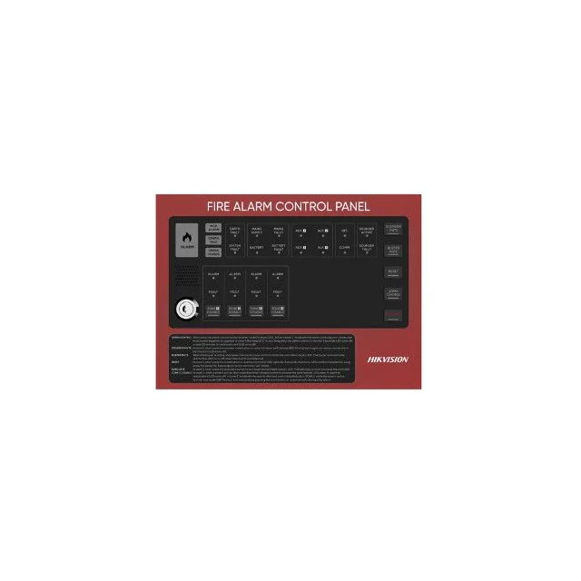 Central de alarma contra incendio Hikvision — HK-HF-C104