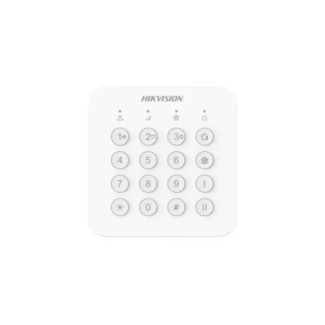 Teclado de alarma Hikvision — HK-DS-PK201B-WB