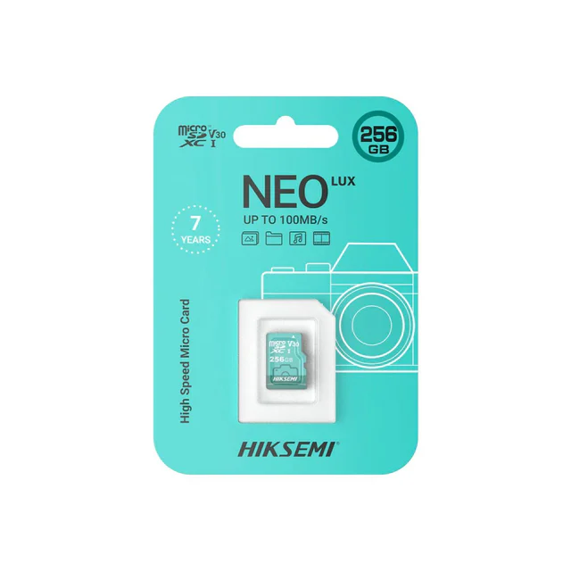 Tarjeta microSD NEO LUX de 256 GB Hiksemi — HK-HS-TF-D3/256G
