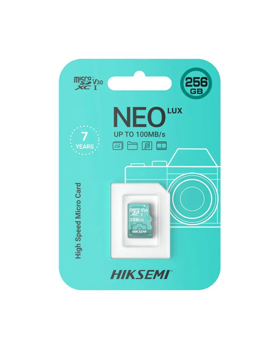 Tarjeta microSD NEO LUX de 256 GB Hiksemi — HK-HS-TF-D3/256G