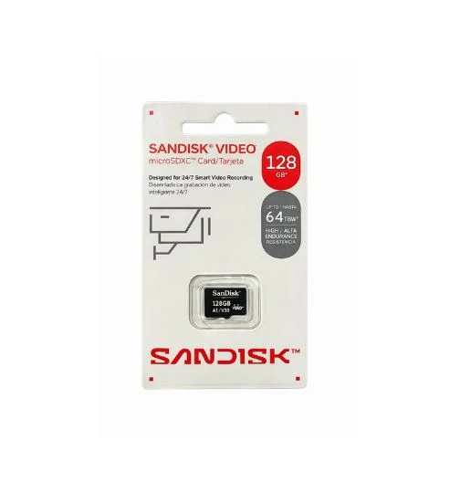 Tarjeta microSD 128GB SanDisk — SD-SDQAS40128G
