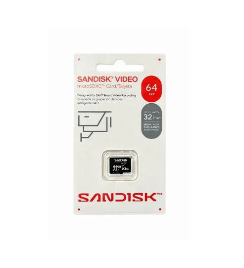 Tarjeta microSD 64GB SanDisk — SD-SDQAS4064G