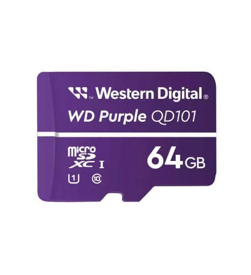 Tarjeta microSD Purple de 64 GB Western Digital — WD-MICROSD-64GB