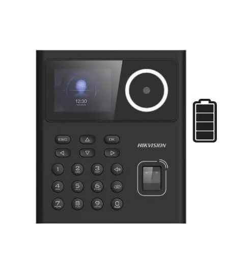 Terminal biométrico WiFi para acceso y asistencia Hikvision — HK-DS-K1T320EFWX-B
